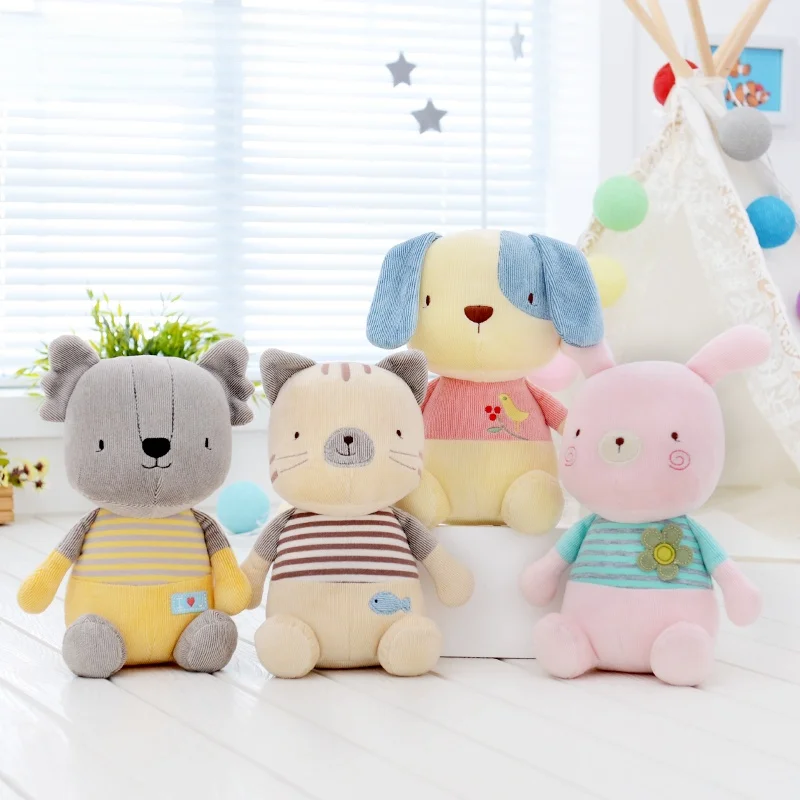 Adoráveis brinquedos de pelúcia Metoo, bonecos de coala e cachorro, brinquedos de tecido macio para crianças acima de 3 anos.