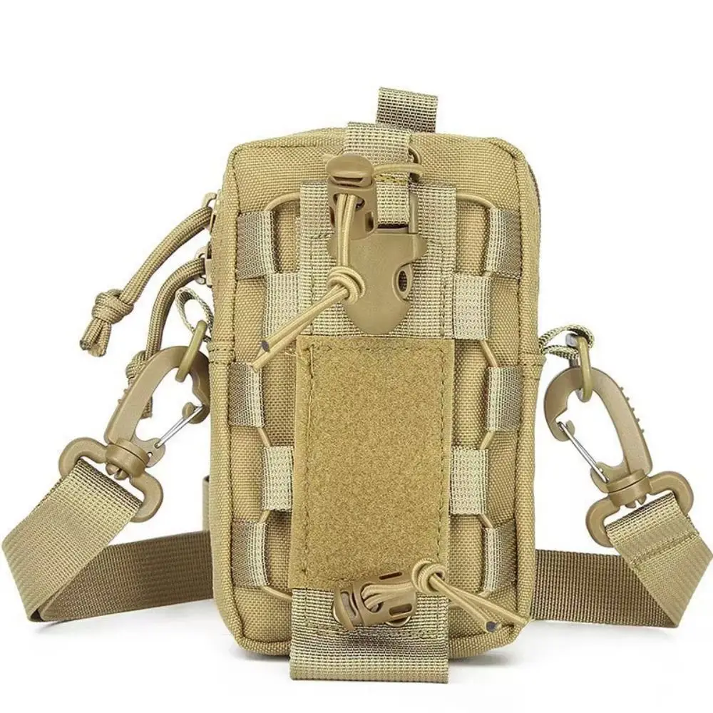Reißverschluss-Wandertaschen aus Oxford-Gewebe, große Kapazität, Wasserflaschenhalter mit Riemen, multifunktionale Sport-Handytasche für den Alltag. – Detail 8