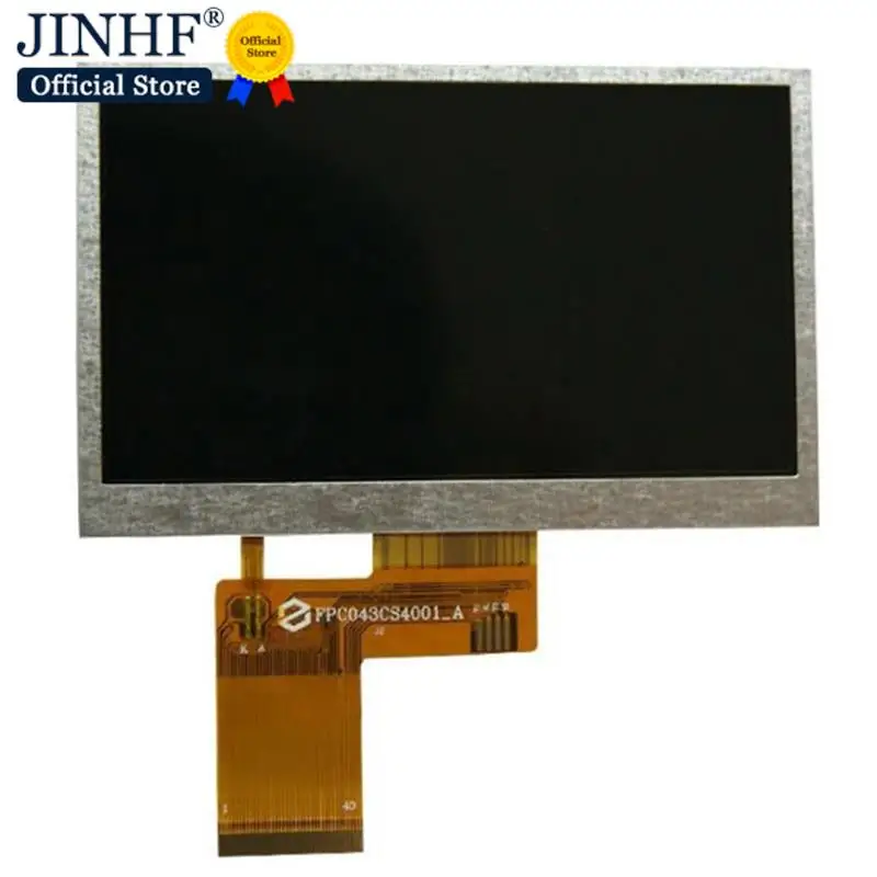 Módulo TFT LCD com driver de alto brilho, Módulo TFT LCD, 40PIN, RGB, 480x RGBx272, GC3047, IC 350, 3.3V, 4.3 em