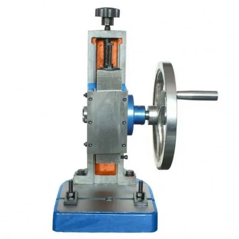 Portable Desktop Metal Punching Hole Machine 0.5t/1.0t/1.5t Micro Steering Wheel Disk Riveting Press for Home Use