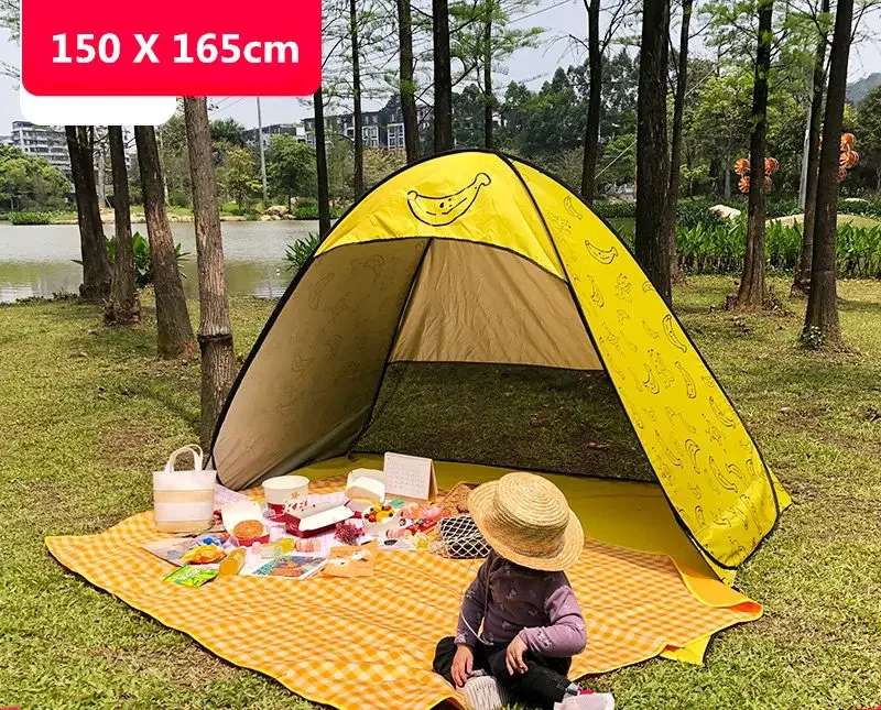 Portable Play Kids Tent Fruit Banana Watermelon tent Children Indoor Outdoor Ocean Ball game cloth tent Castle Room House