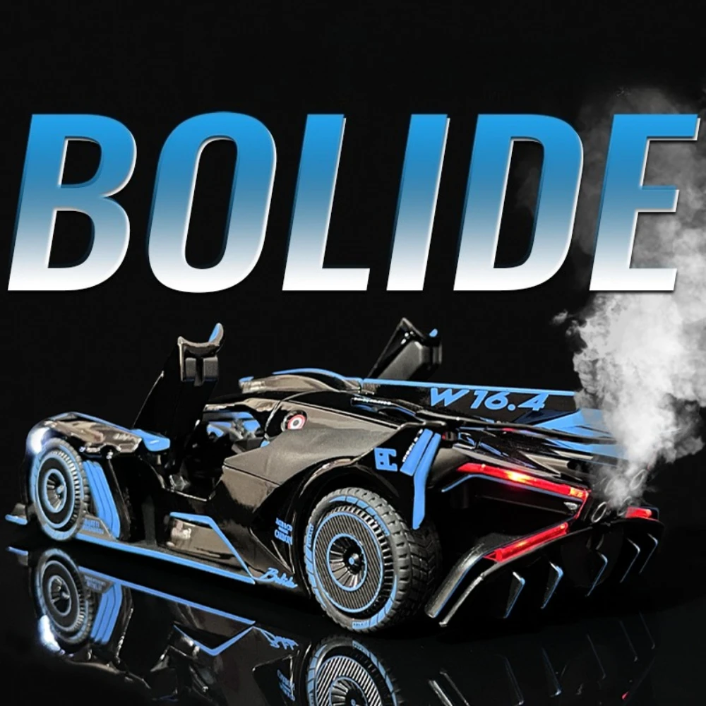 Maßstab 1:24 Bolide GTR Sprühbares Automodell Spielzeug Stoßdämpfung Zurückziehen Spielzeug Simulation Rennwagen Modelle Sammlerstück