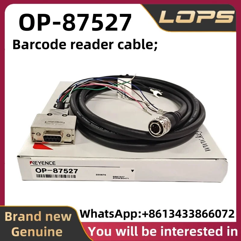 OP-87527 New Original KEYENCE Barcode reader cable; Large Stock Available, Welcome to Consult.