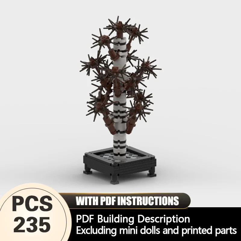 

Creators Animal Series Model MOC Building Bricks Brown Leaf Birch Tree Modular Technology Gifts Holiday Assemble Children Toys