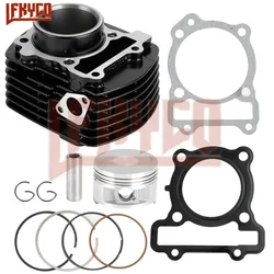 Kit de juntas de pistón para motocicleta, cilindro de Motor para Yamaha FZ 16 FZ16 Fazer YS 150 YBR 125Z, piezas de equipo de motobloqueo, 58mm, 153CC