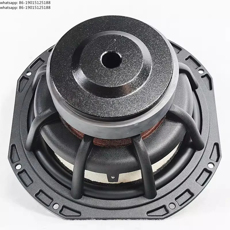 1PCS 8-inch cast aluminum frame full screen speaker 4 ohms 30 watt anti U rubber edge HIFI speaker