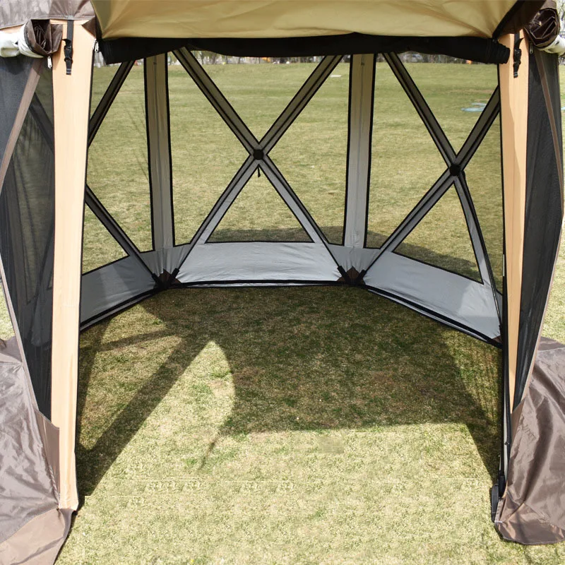 Large Family Camping Tent 6-8Person Waterproof Dome Tents With UV Protection All Seasons Portable Instant Easy Setup Pop Up Tent