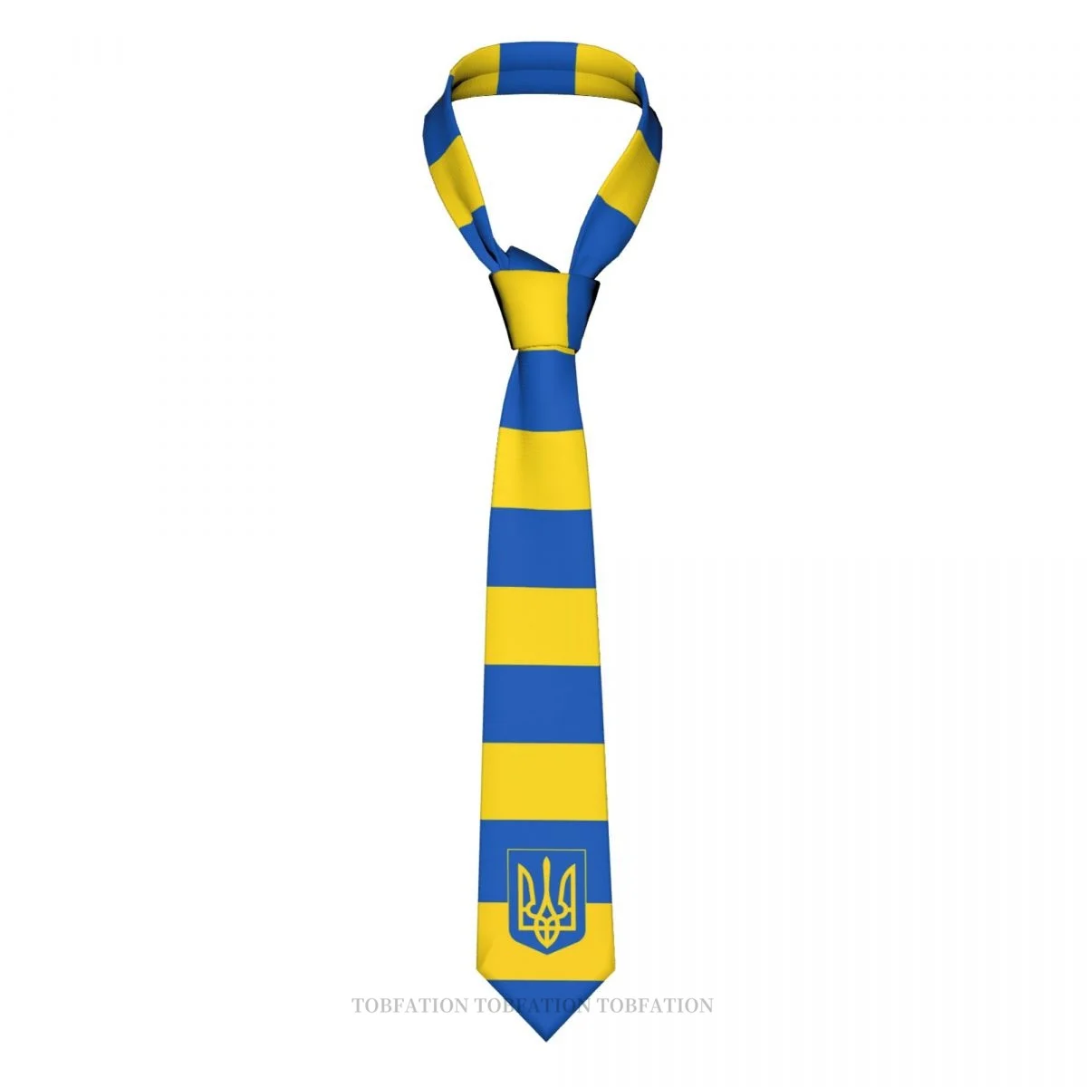 Coat Of Arms Ukraine A Day Trip To Beautiful City New 3D Printing Tie Polyester Necktie Shirt Accessories Party Decoration