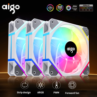 Aigo AM12PRO Ventoinha Computer fan 120mm 4pin PWM ARGB 3pin 5V cooling fan rgb Air blower  cpu fan 12cm Chassis fan