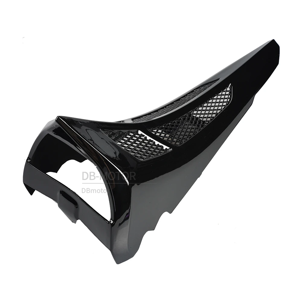 Motorcycle Front Stretched Chin Spoiler Grill Trim Cover Fit For Harley Touring Road Glide Street Glide Models 2014-up