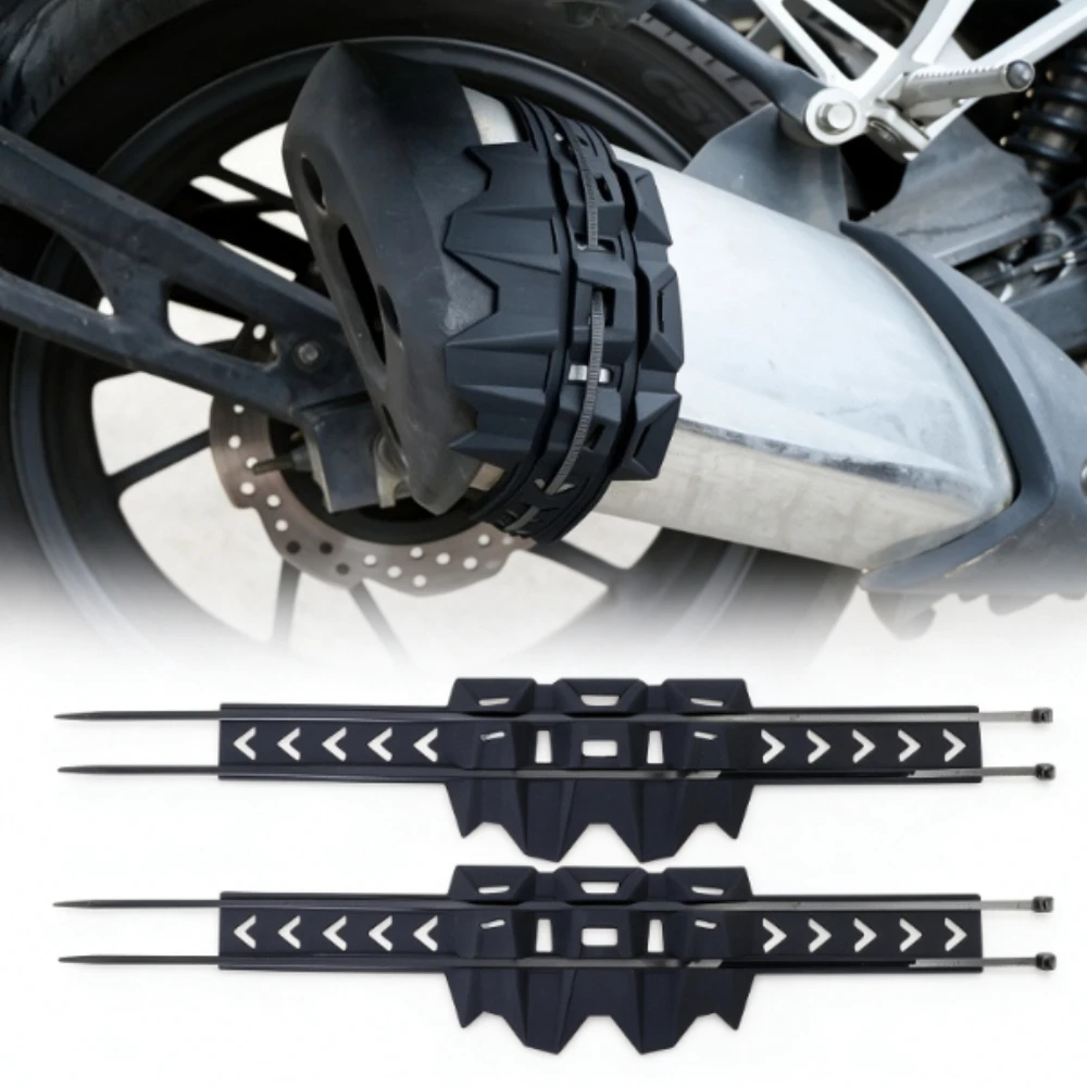 Off road motorcycle modification parts universal exhaust pipe anti scald ring