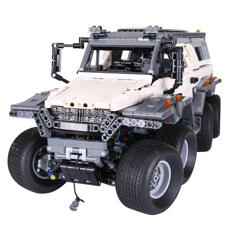 

2959 шт. серия Technic, модель внедорожника, строительный блок Avtoros-Shaman-8x8 MOC-5360, кирпичи, совместимые игрушки, подарок 23011