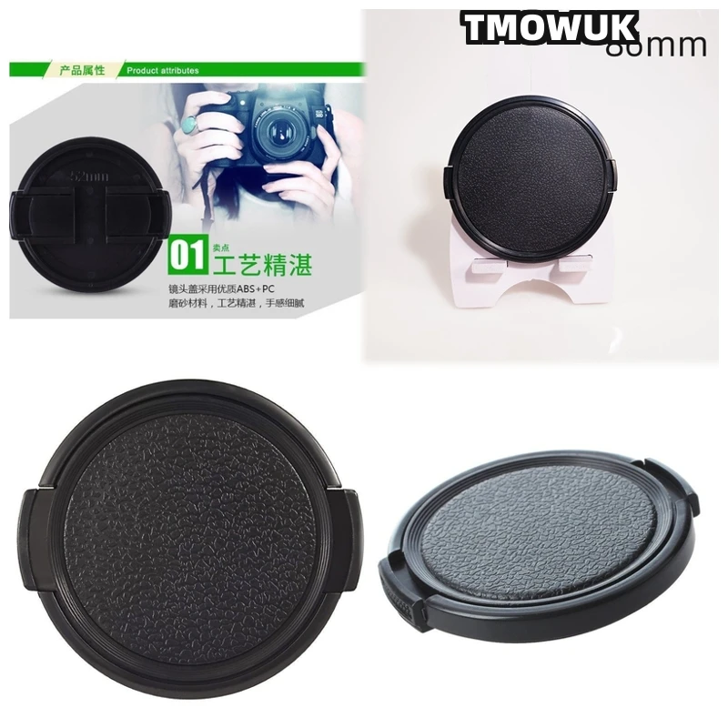 

For OLYMPUS PEN E-P1234567 E-M CM-10 IS1000 IS-3000 Camera Lens Cap Protective Cover Center Pinch Snap-on 49mm 52 55 58 62 67 72