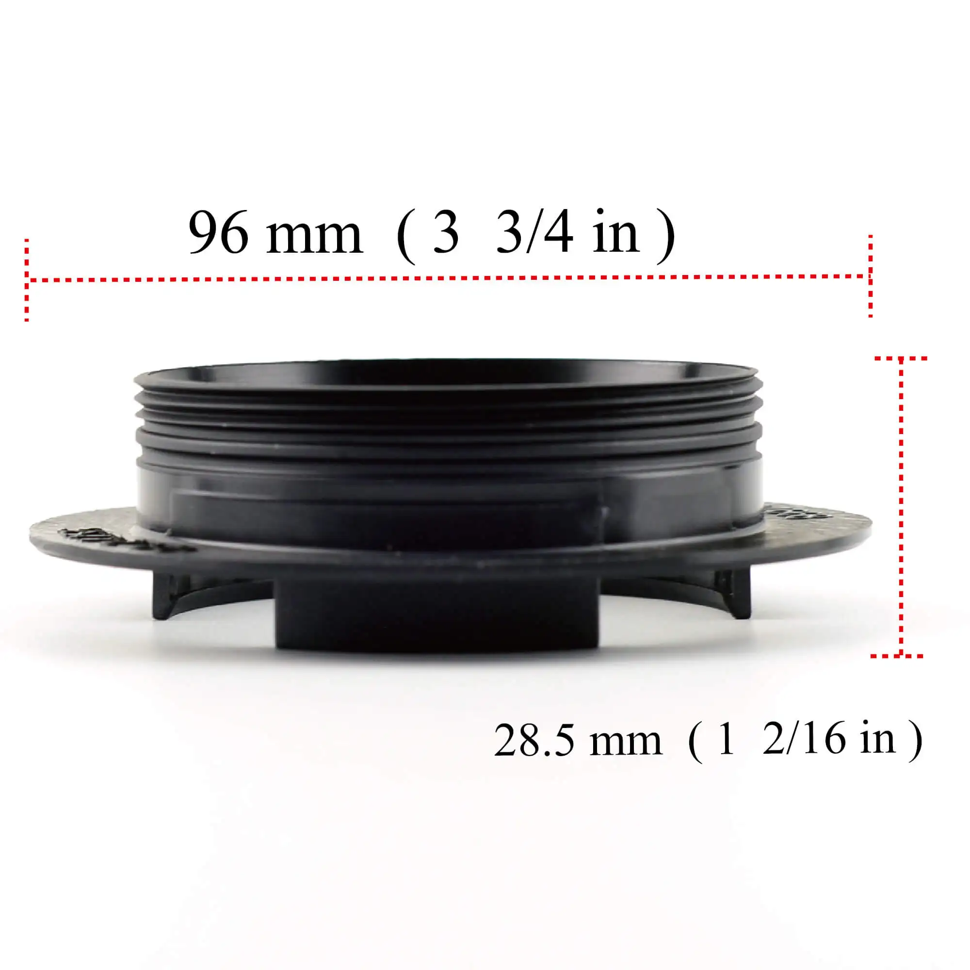 RhinoTuning-Tapa de cubo de rueda para coche, Protector de llanta, decoraciones, Centro de rueda, 2/4 piezas OD, 96mm/3,78 "ID, 72mm/2,83"