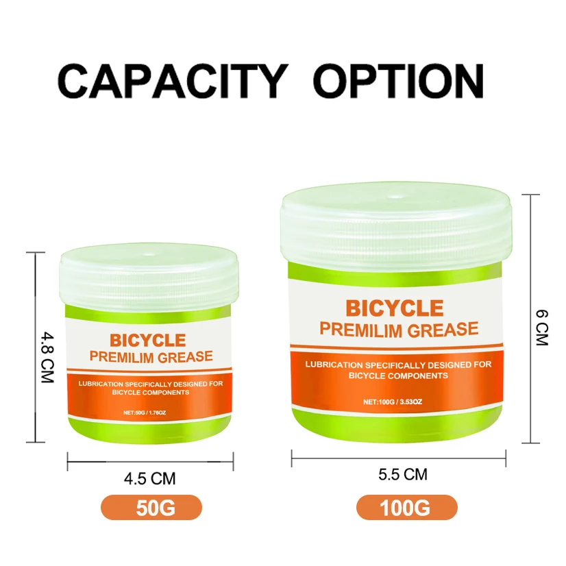 จักรยานคุณภาพสูงน้ํามันหล่อลื่นสําหรับ Shimano Green Effect Bearing Grease Hub น้ํามันหล่อลื่น Lipid องค์ประกอบ 50g