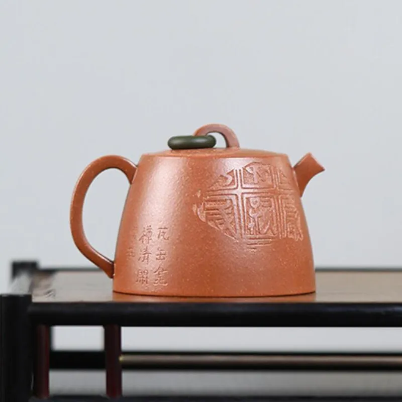 120ml Yixing High-end Small Capacity Purple Clay Teapots Beauty Kettle Famous Artists Handmade Tea Pot Chinese Zisha Tea Set