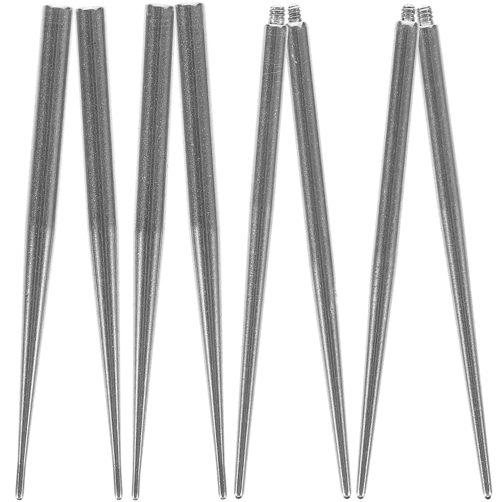 

8Pcs Stainless Steel Body Piercing Taper Pin Assistant Tool Multipurpose Nose Ear Lip Navel Piercing Stretching Kit