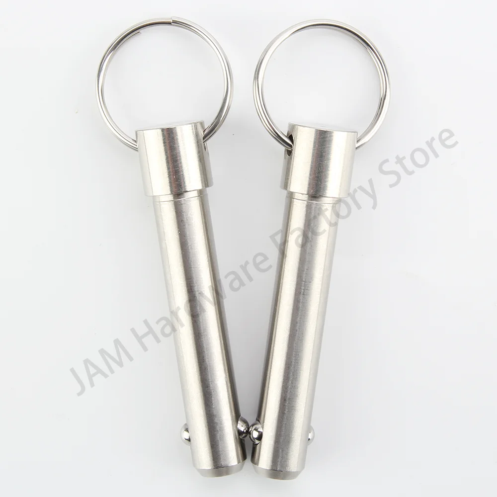MJ114 Quick Release Locating Pins Dia 5~25mm Spring Type All Stainless Steel Ball Lock Pins With Pull Ring - Image 3