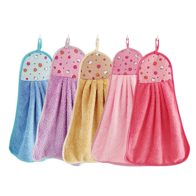 4PC soft and absorbent hand towel, used for quick drying suspension and multifunctional cleaning