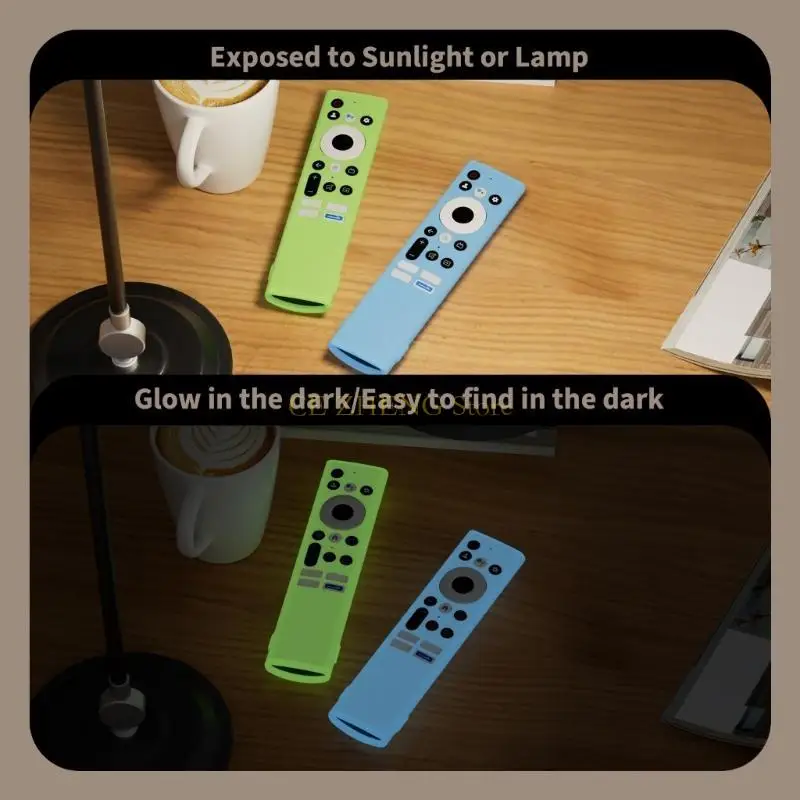 E56B 우아한 리모컨 제어 보호 피부 소프트 실리콘 케이스, 정확한 컷 아웃, Skyworth TC9010 원격에 대한 사용자 친화적