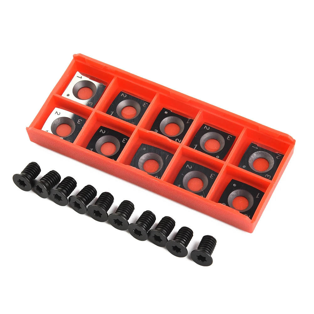 15mm Carbide Inserts for Surface Planing Heads 4 Cutting Edges with 30 Degree Bevel for Woodworking and CNC Applications