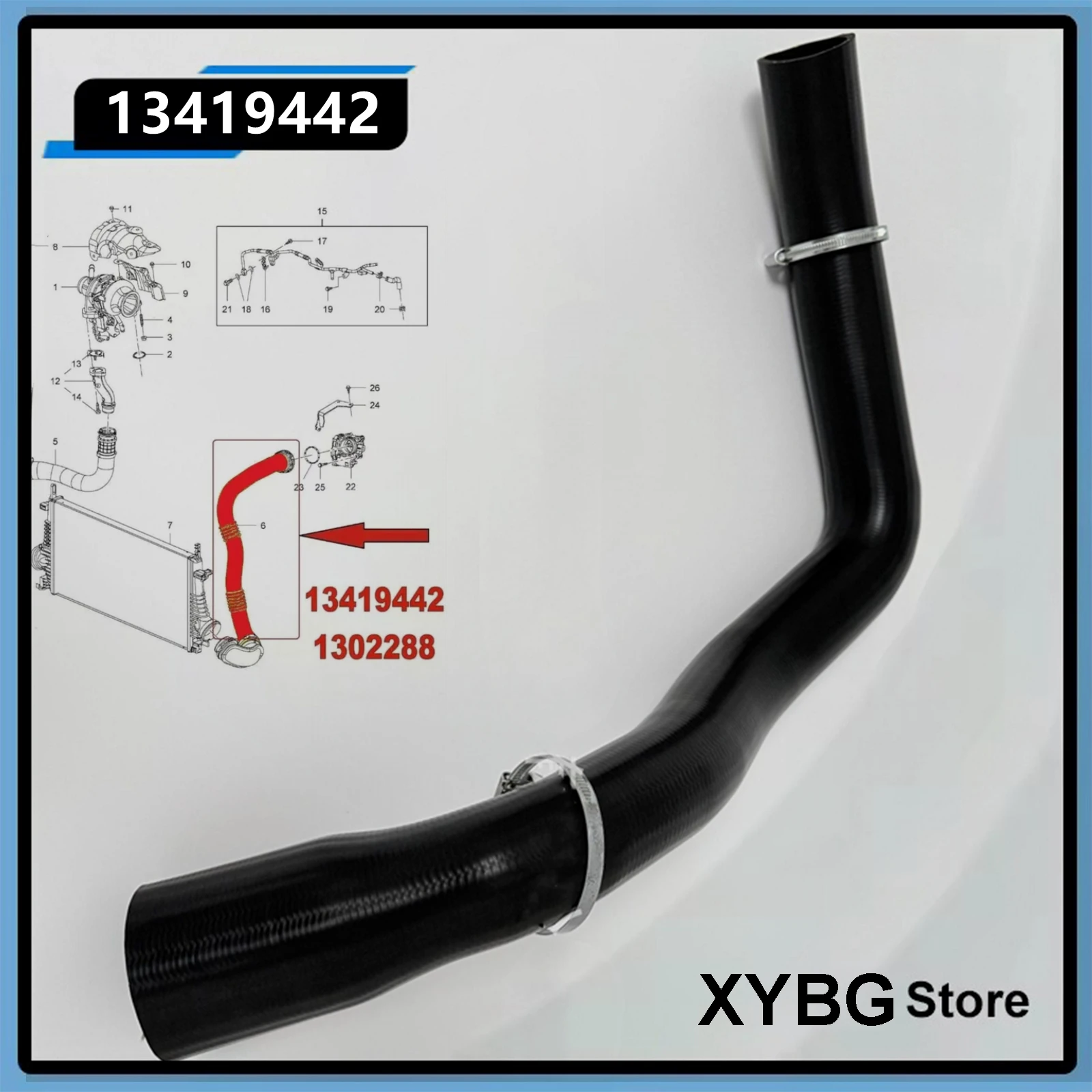 

Intercooler Turbo 13419441 for Vauxhall Insignia A Country Tourer (2.0 CDTi) 13419442