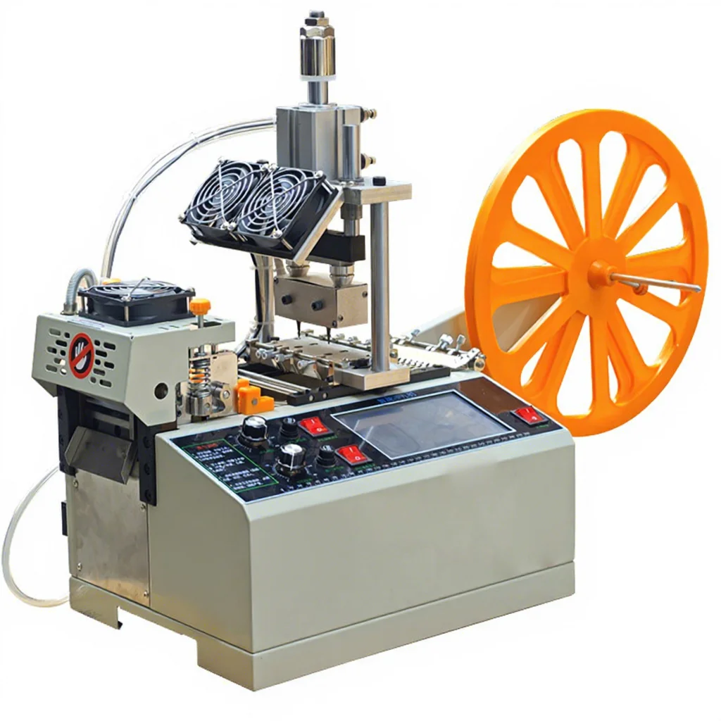 Full-automatic Computer Punching Cutting Integrated Belt Cutter Plastic Film Bottles Polyester Strip Backpack Strap Cutter