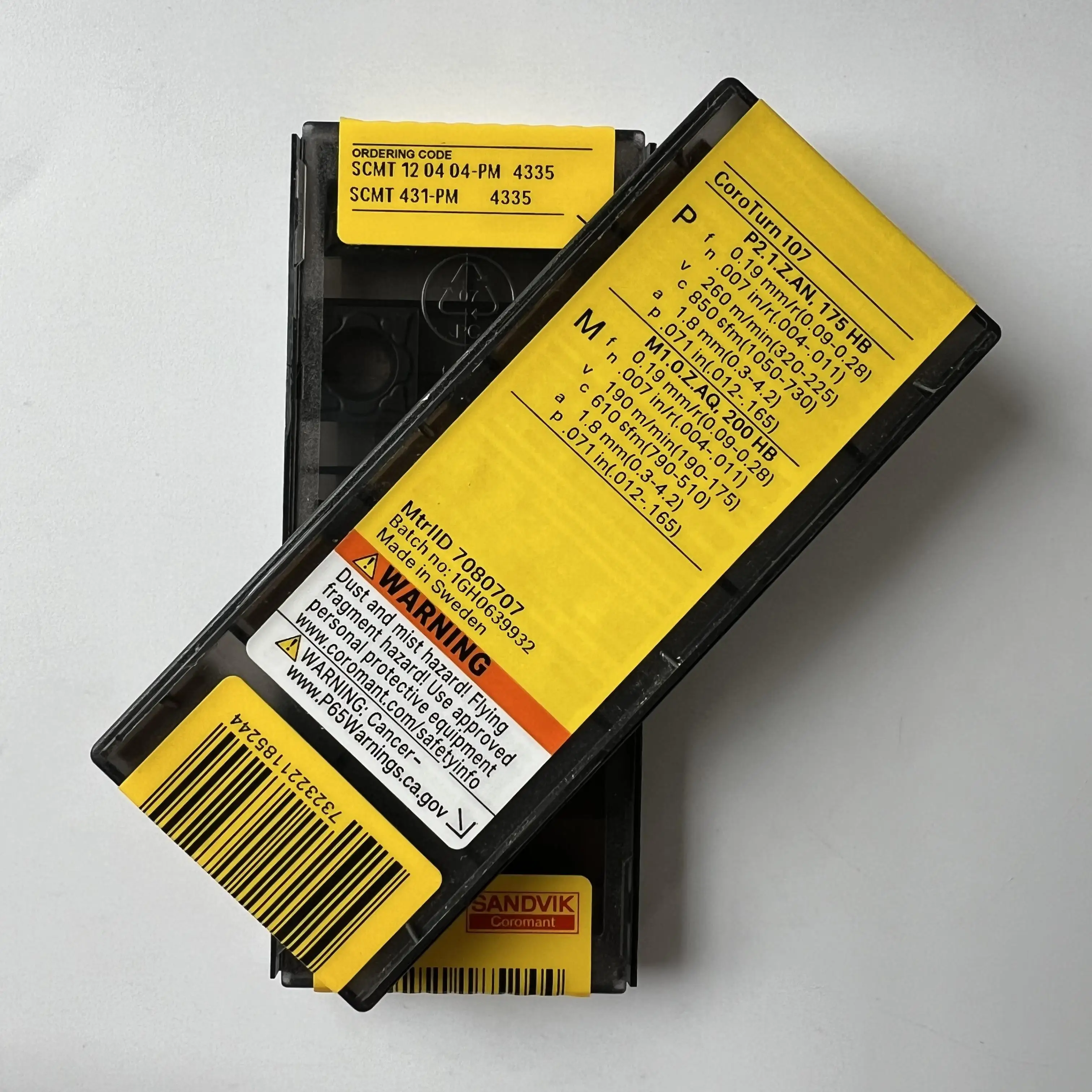 SCMT120404-PM 4335 /Original carbure lame 10 pcs