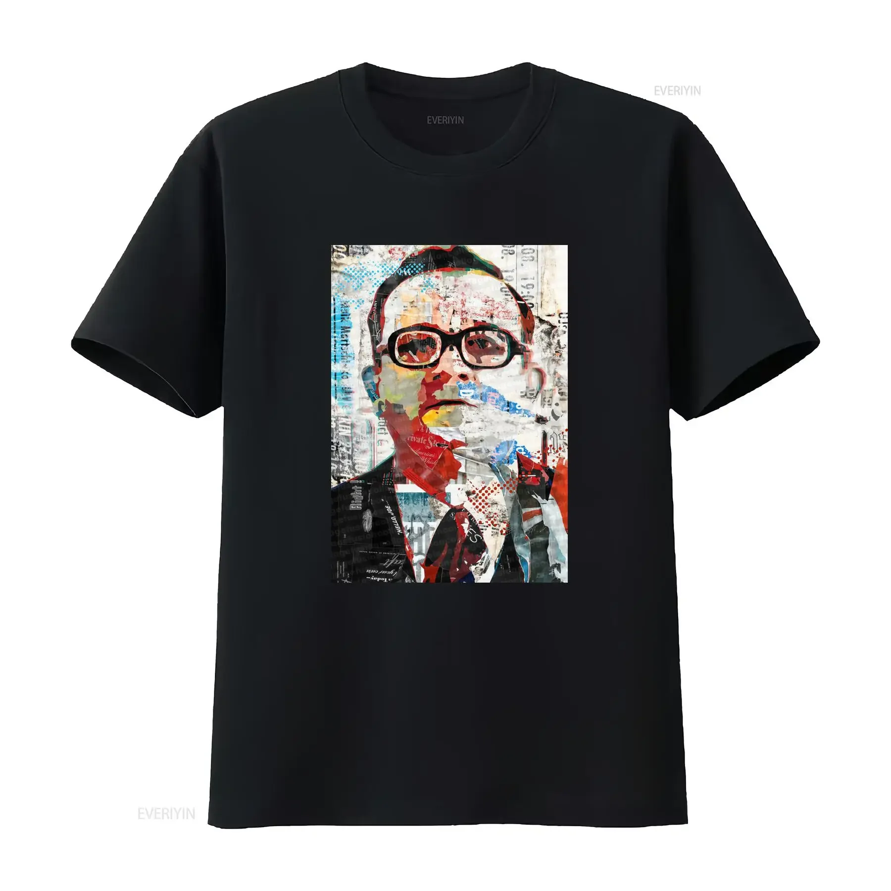 Filini Vintage T Shirt Girocollo casual con tessuto leggermente elasticizzato motivo stampato vestibilità regular per uomo