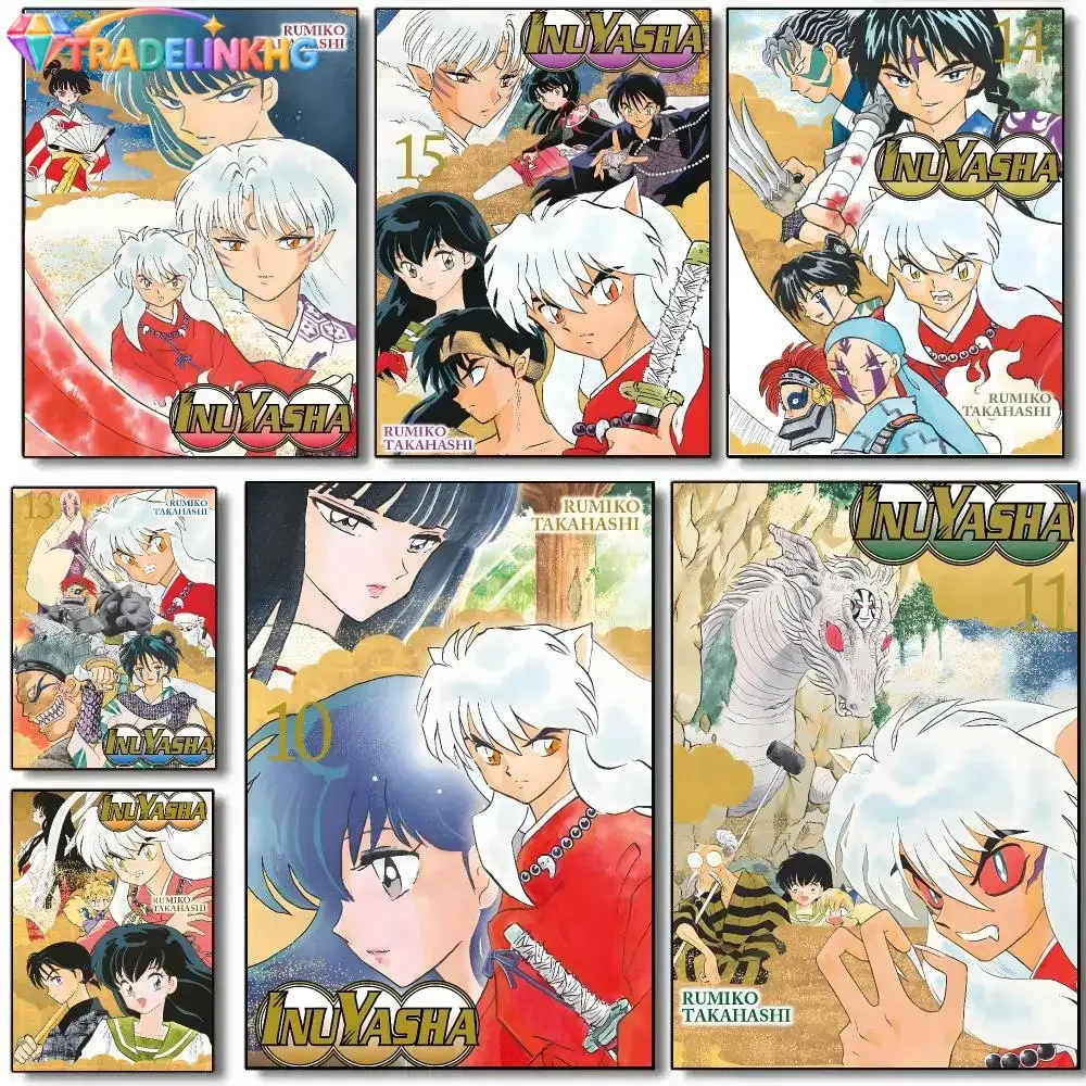 Japanese Anime I-inuyasha Poster HD Waterproof Aesthetic Wall For Home Decor Trendy Durable Easy To Apply Art