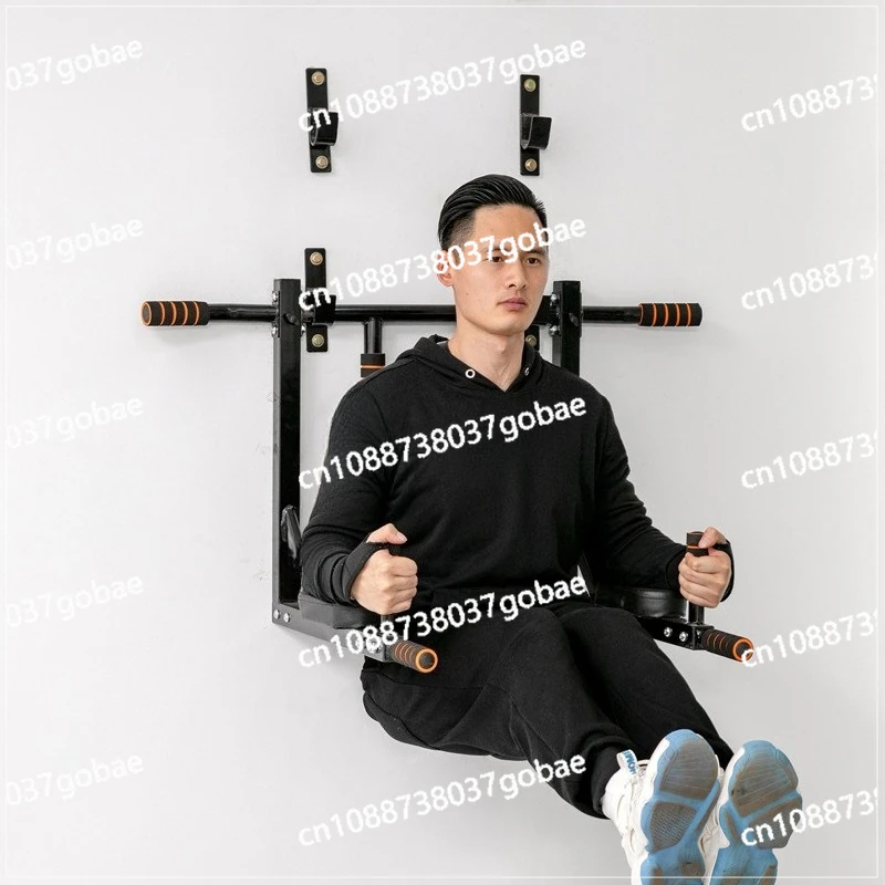 Wall Horizontal Pull-up Device Household Indoor Fitness Equipment Wall Punching Horizontal Bar Sandbag Rack