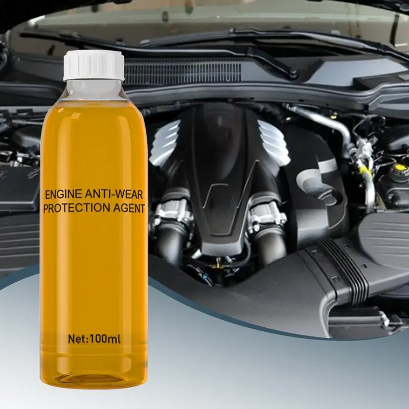 Engine Oil Additive Wear-Resistant 100ml Oil Additive Engine Protectant For Oil Vehicles Highly Effective Anti-Friction