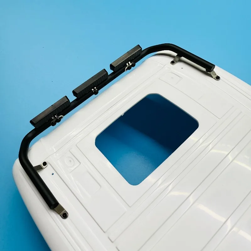 Metal LED Cab Car Shell High-top Spotlight for 1/14 Tamiya RC Dump Truck SCANIA 770S Toys Car Upgrade Parts