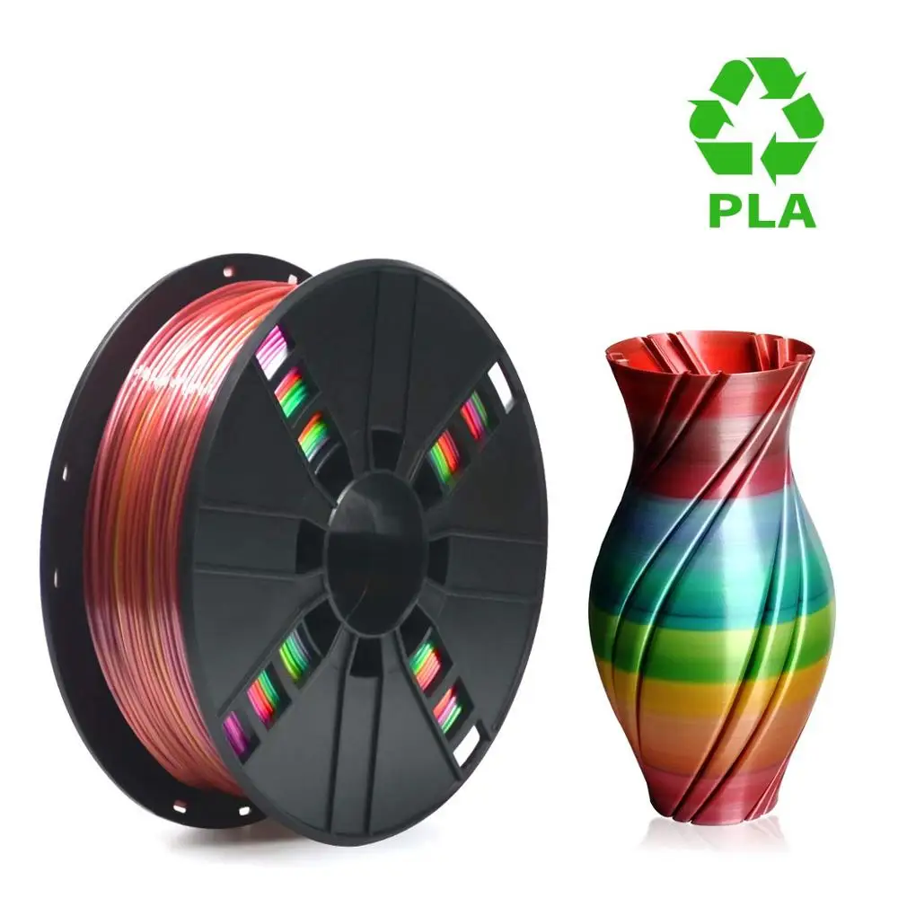 Colorful PLA 1.75mm Filament Rainbow For 3D Pen