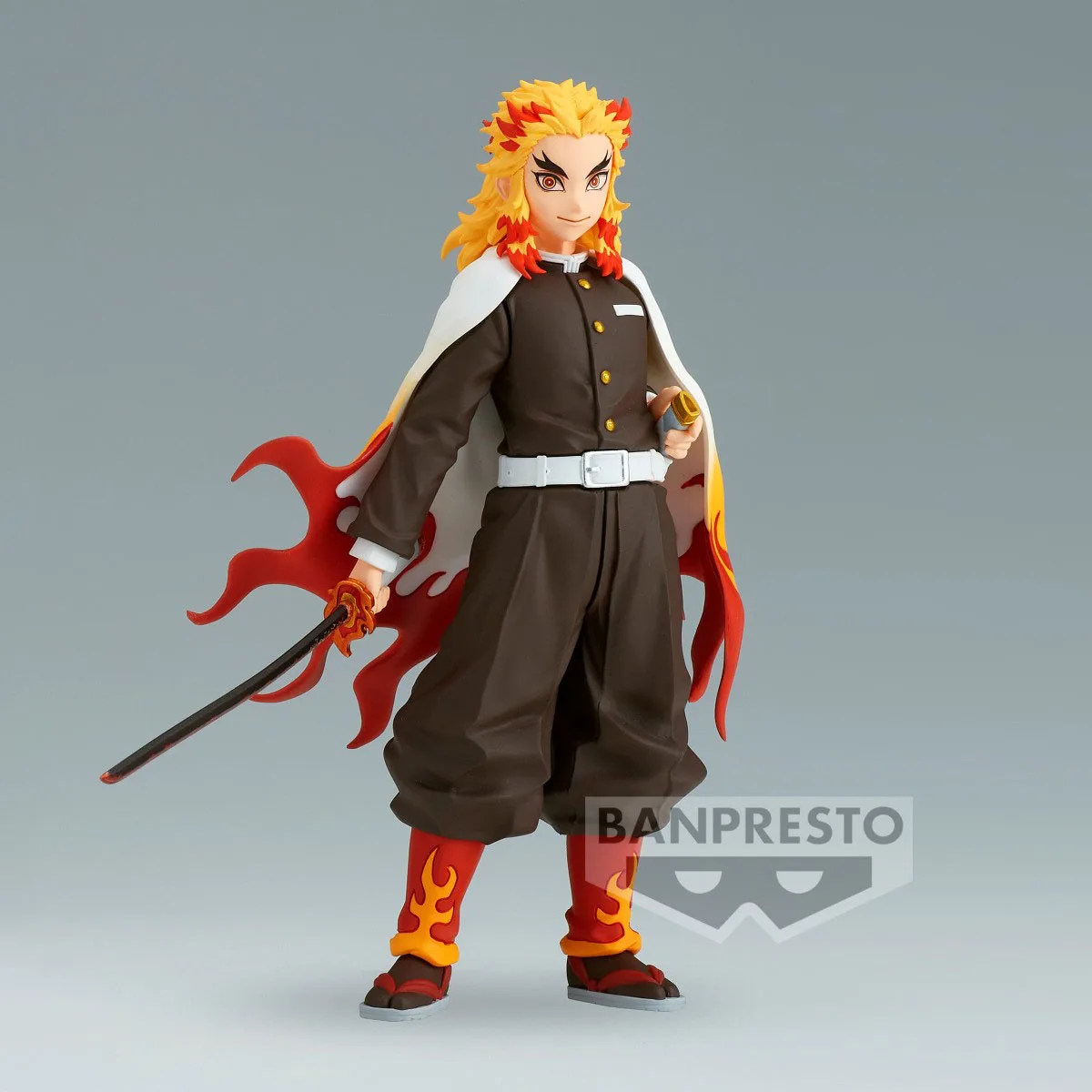 Original Genuine In Stock Bandai Banpresto Anime Demon Slayer Rengoku Kyoujurou Figure Kimetsu No Yaiba Ornament Collectible