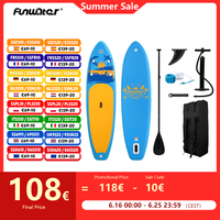 FunWater Stand Up Paddle Board Inflatable Paddling Board Surfboard Surf Sup Board 335*83*15CM  Non-Slip Water Sport Paddle Board