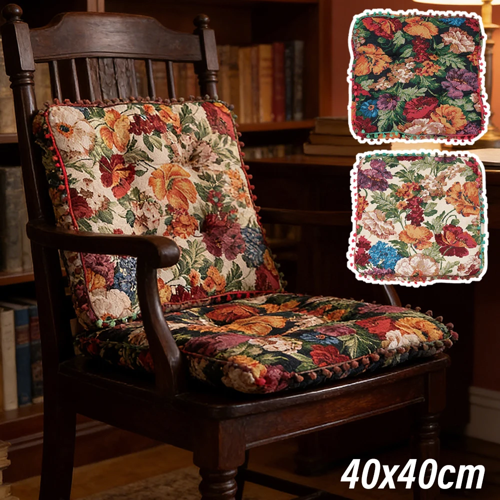 

Ethnic Style Square Seat Cushion Household Bedroom Balcony Collapsed Rice Floor Cushion Thickened Bay Window Windowsill Cushion