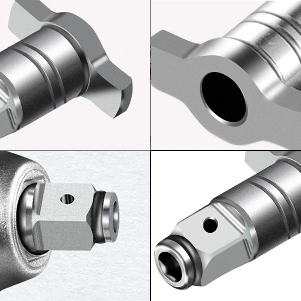 Electric Wrench Adapter Refitted Screwdriver Adapter T-type Shaft Multi-function Dual-purpose Square Shaft Power Repair Tools