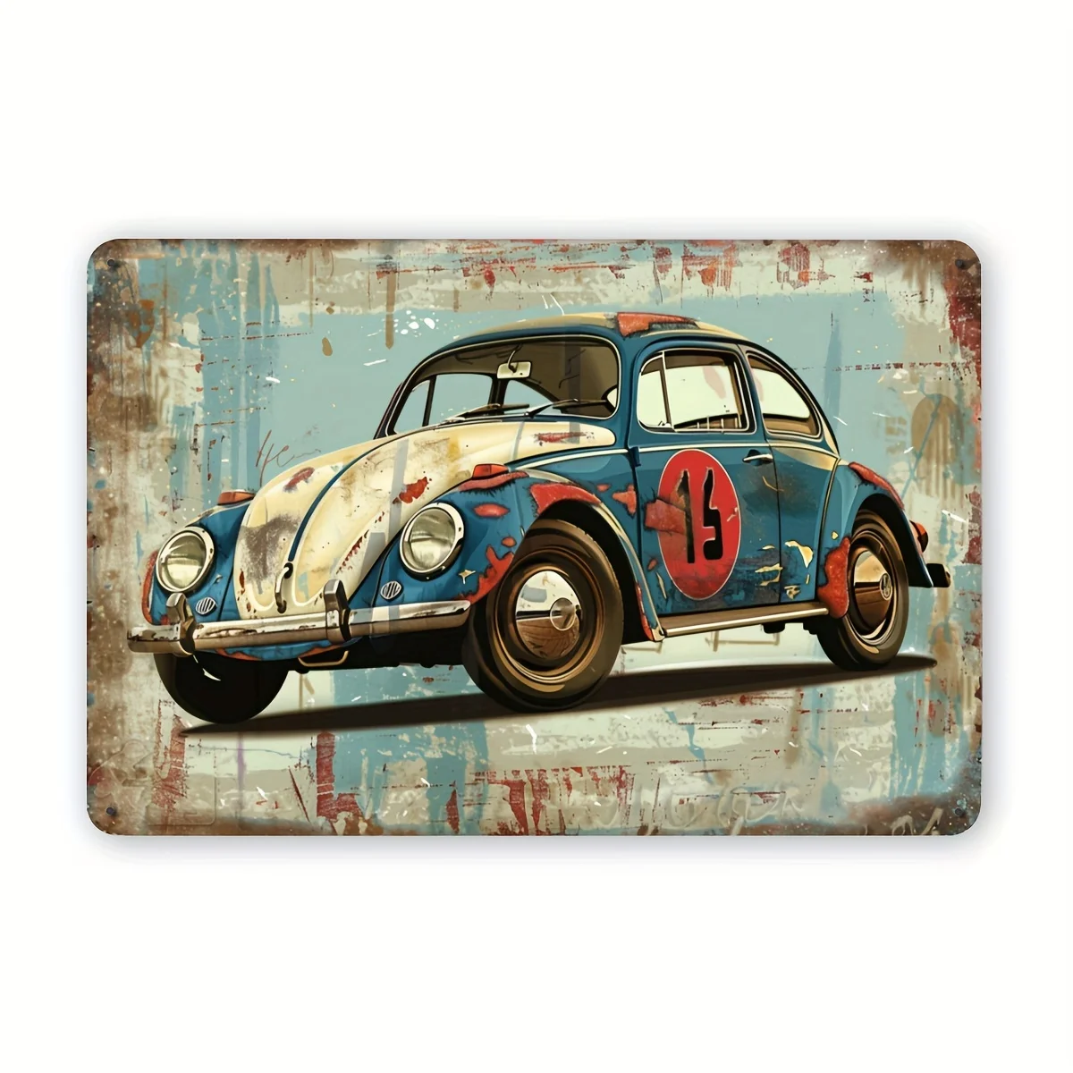 Classic Car Metal Wall Art - 