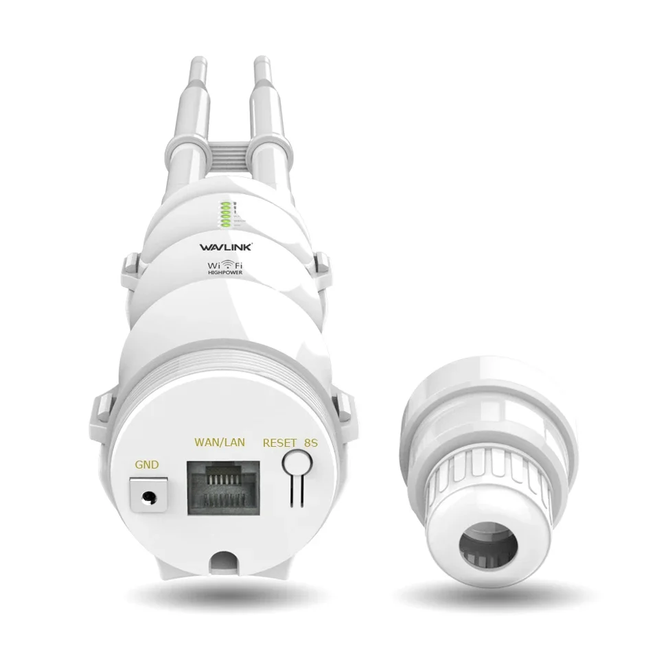 Imagem -04 - Roteador Wifi sem Fio de Banda Dupla Extensor Repetidor ap Alta Potência Impermeável ao ar Livre Ac600 24 Ghz 5ghz 30db 15kv Esd Antena S01