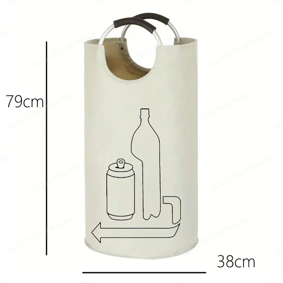 New Oxford cloth foldable aluminum portable dirty clothes basket bottle storage basket waterproof dirty clothes basket bath