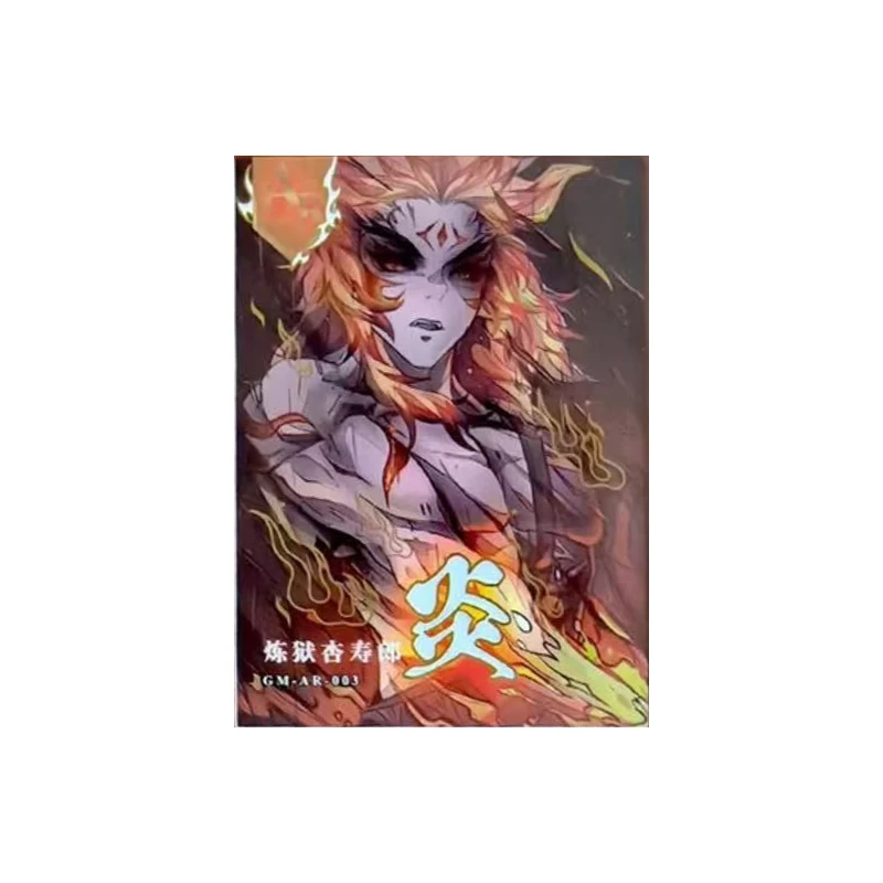 Anime Demon Slayer Kochou Shinobu Kamado Nezuko Kanroji Mitsuri Iguro Obanai Collectible Cards Christmas Birthday Gifts Toys