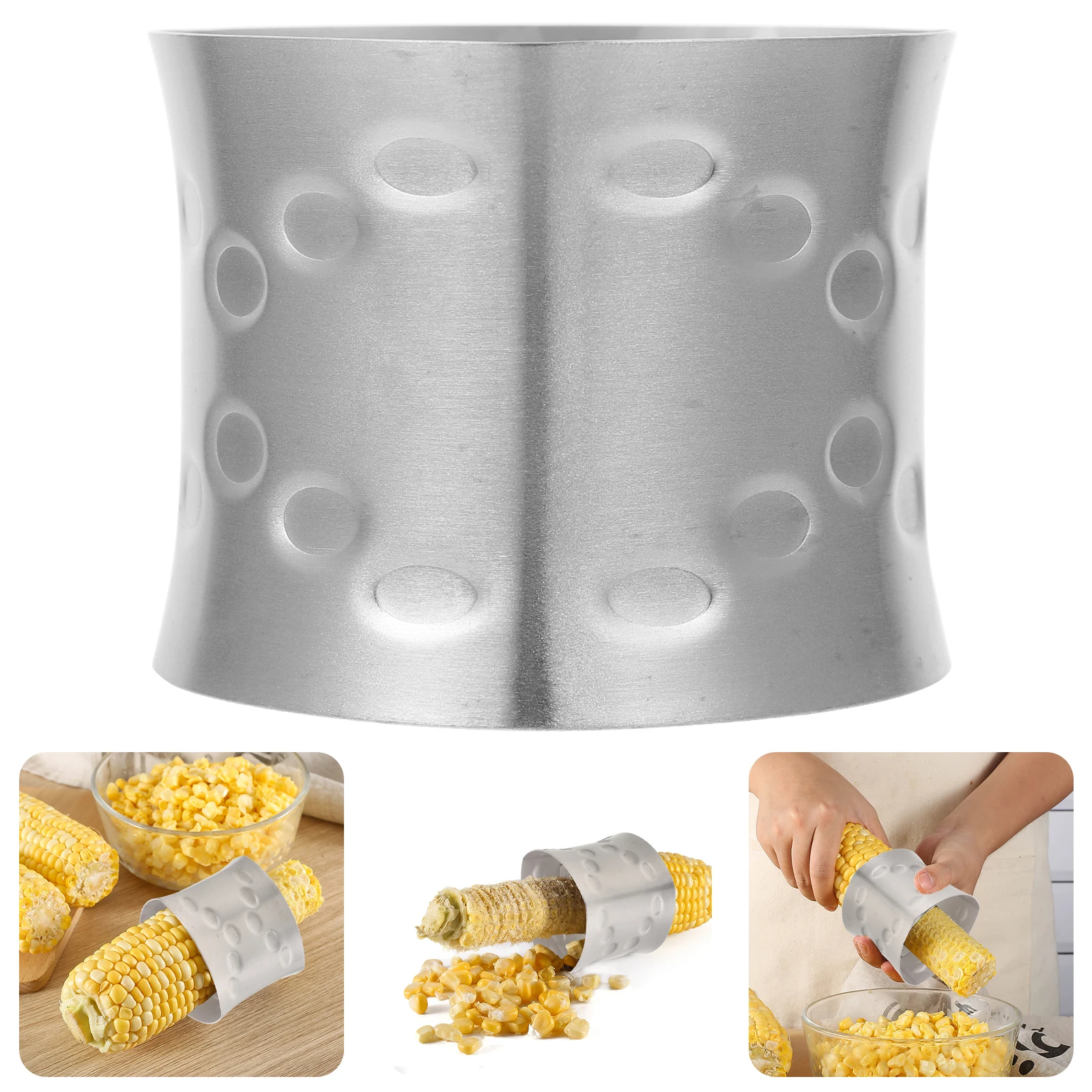 

Corn Planer Stripping Tool 304 Stainless Steel Peeler Kitchen Gadget Compact Corn Stripper Thresher Remover Veggie Tool
