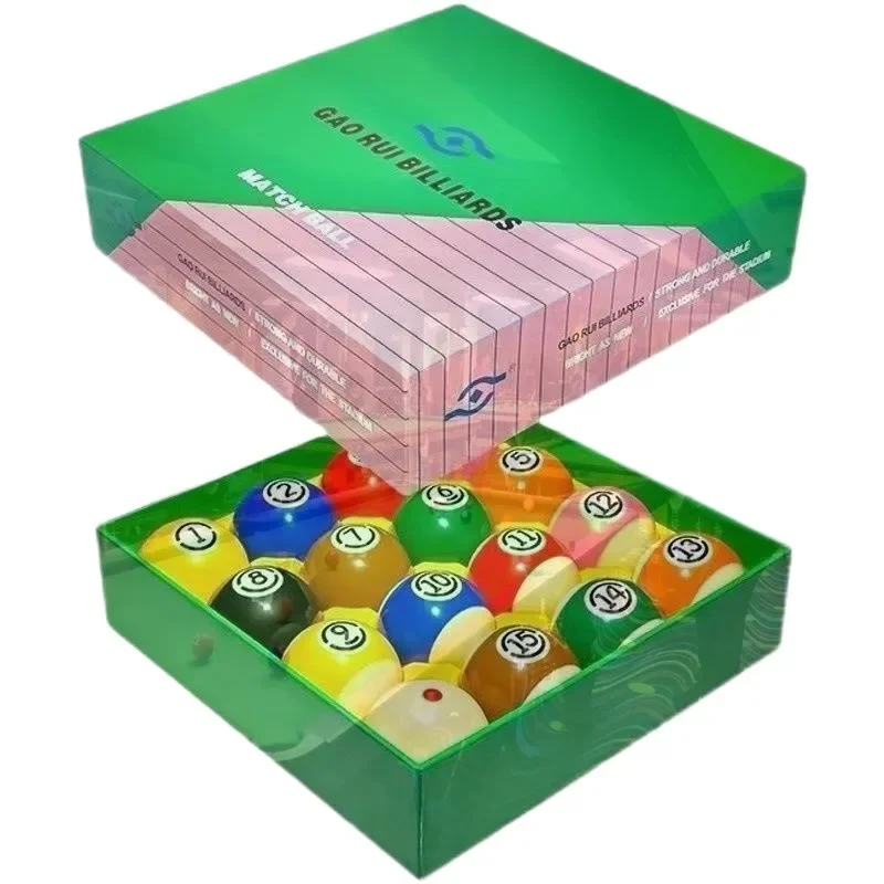 

Billiards Crystal Ball Phenolic Resin Table Tennis Ball Billiards Black Eight