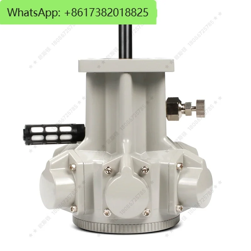 Pneumatic motor with high power torque, forward and reverse rotation, stepless speed regulation,  can be equipped with a reducer