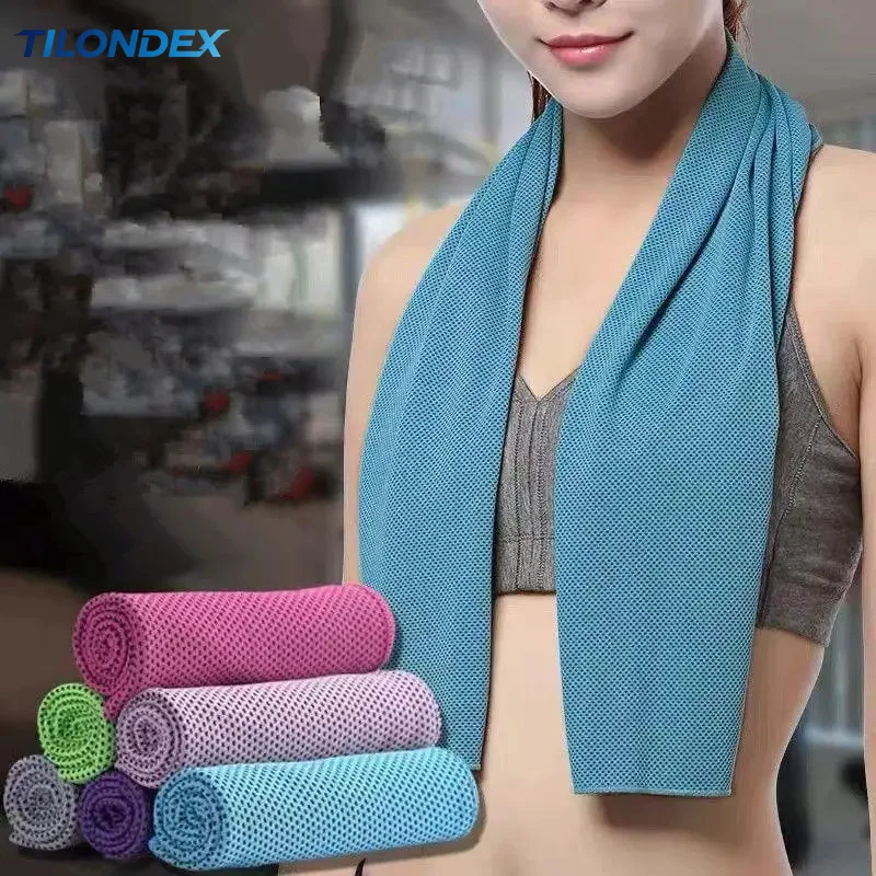 TILONDEX Cool Towel New Ice Cold Enduring Running Jogging Gym Instant Cooling Outdoor Sports Towel
