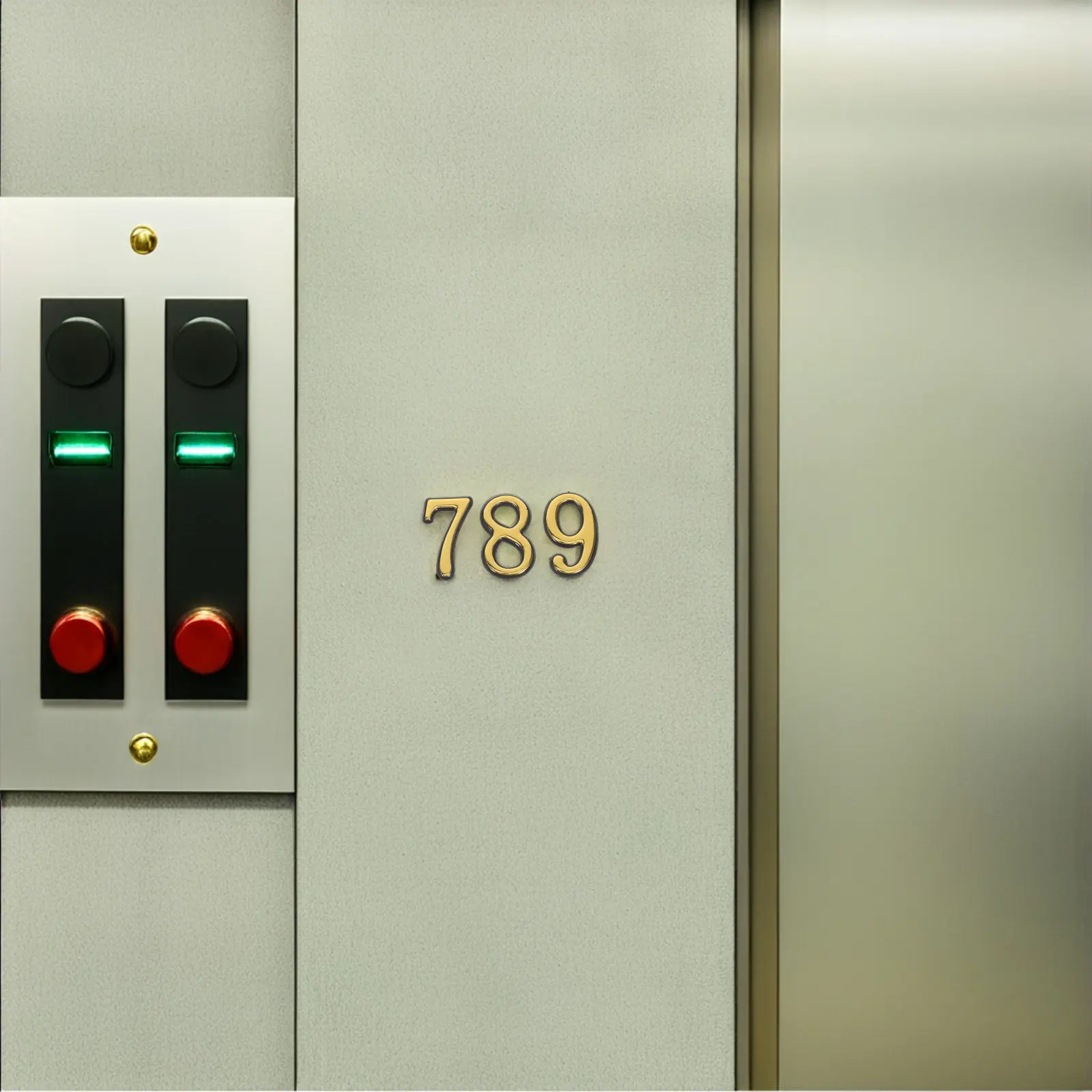 2Sets Stick on Numbers for Doors 0-9 Self Adhesive Waterproof Number Stickers Outdoor Use High Visibility Minimalist