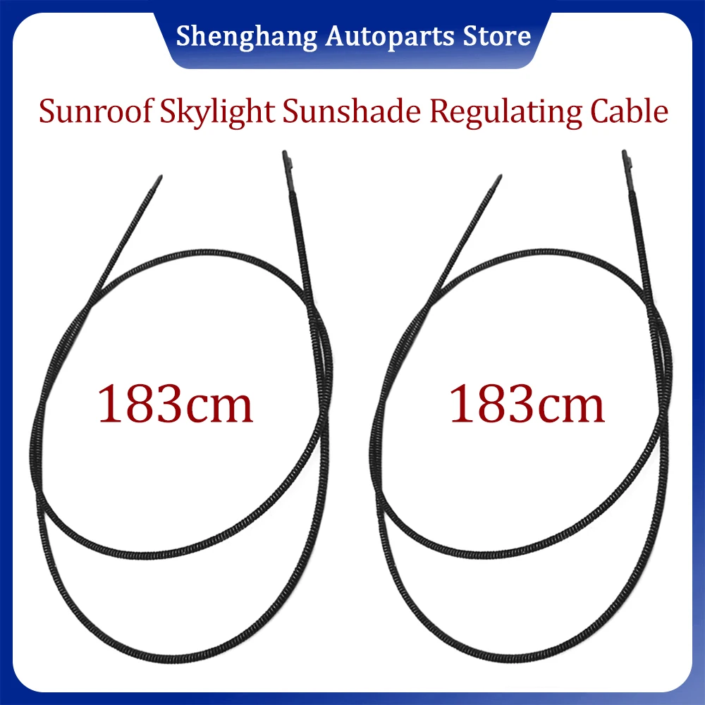 1K9971468 2pcs Sunroof Skylight Sunshade Regulating Cable Flexible Pull Rope Repair Kit For Audi Q5 Roewe VW Golf TiguanL Tiguan