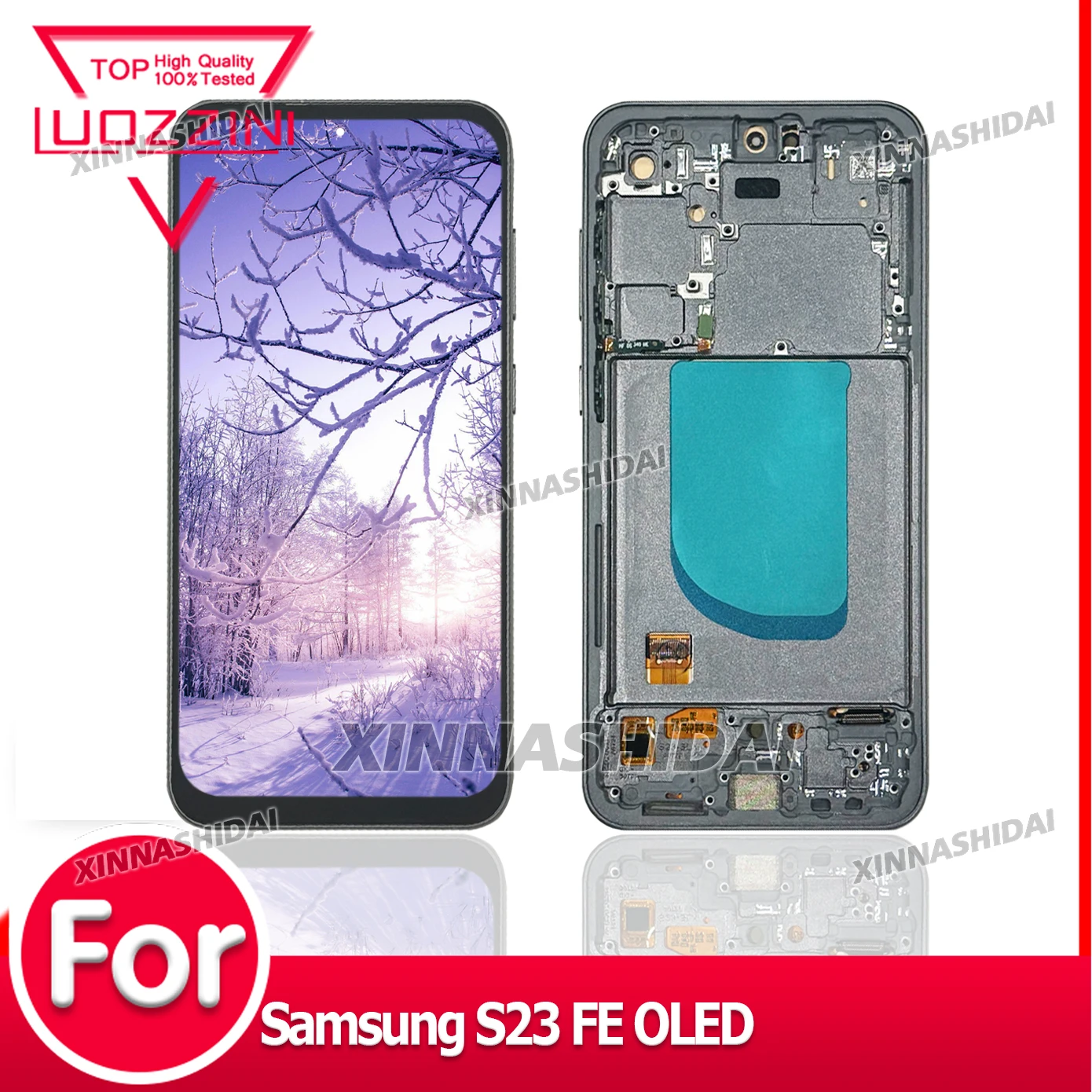 新しい64インチoled-サムスン-galaxy-s23-fe-lcdディスプレイ-タッチスクリーンデジタイザーアセンブリ-サムスン-s23-fe-sm-s711b-lcdディスプレイ用