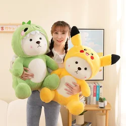 40-65cm Kawaii Lina Bear Turn Into Kuromi Pikachu Plush Toy Cute Anime TeddyTales Bear Stuffed Animal Cartoon Kids Birthday Gift